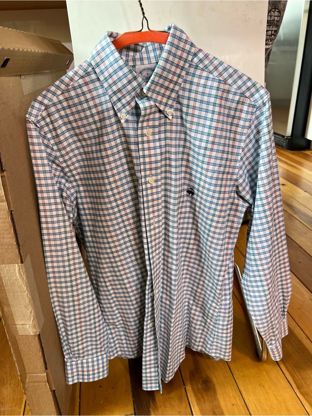 Brooks Brothers Regent Plaid Dress Shirt